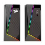 REDRAGON 2.0 Satellite Speaker ANVIL 2 x 3W RGB USBAux Gaming Speaker - Black - Image 2