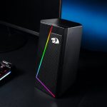 REDRAGON 2.0 Satellite Speaker ANVIL 2 x 3W RGB USBAux Gaming Speaker - Black - Image 5