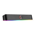 REDRAGON 2.0 Sound Bar ADIEMUS 2 x 3W RGB USBAux PC Gaming Speaker - Black
