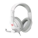 Redragon H211 CRONUS Surround Sound RGB Wired Gaming Headset - White - Image 4