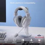 REDRAGON Over - Ear AURORA Gaming Headset - White - Image 4