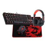 REDRAGON 4IN1 Mechanical Gaming Combo MouseMouse PadHeadsetMechanical Keyboard