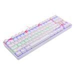 REDRAGON KUMARA Mechanical 87 KeyRGB Backlit Gaming Keyboard - White - Image 4