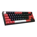 REDRAGON Castor Pro 68Key Wireless RedBlackWhite KeyCap Bluetooth RGB Red Switch - BlackRed - Image 2