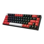 REDRAGON Castor Pro 68Key Wireless RedBlackWhite KeyCap Bluetooth RGB Red Switch - BlackRed - Image 3