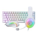 REDRAGON 3IN1 MSHSKB WIRED COMBO - WHITE