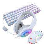 REDRAGON 3IN1 MSHSKB WIRED COMBO - WHITE - Image 3