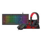 Redragon 4 - in - 1 Keyboard Mouse Mousepad Headset Gaming Combo