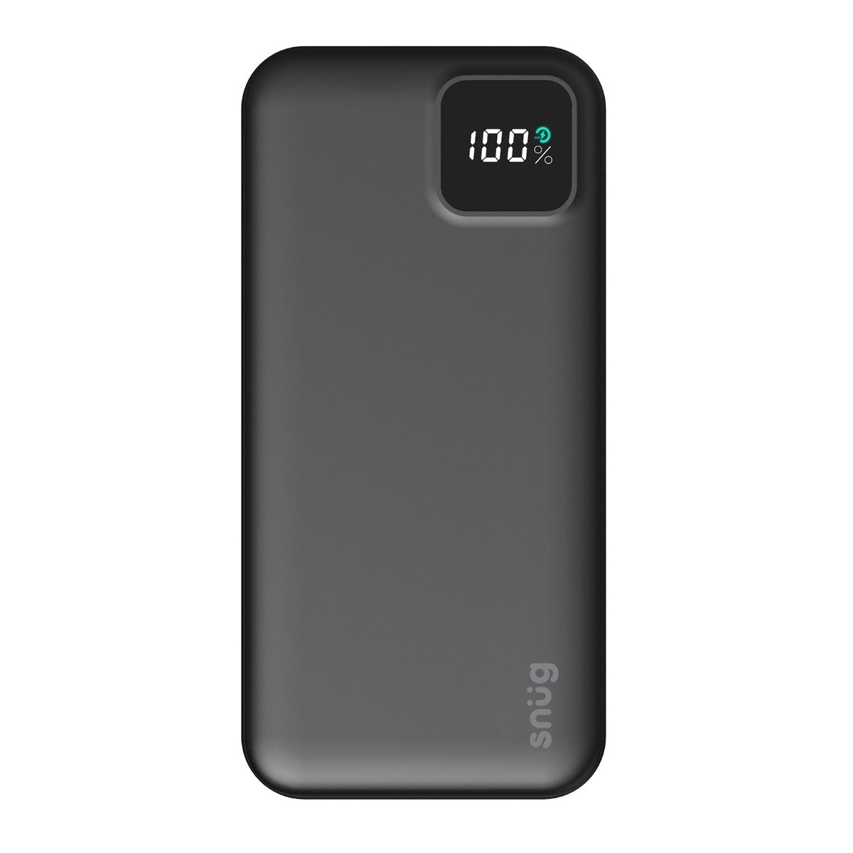 Snug 10000mah sqr dig PD Powerbank – Black