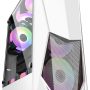 Armaggeddon Tritron 3 ATX Gaming Case with 3xARGB Fans - White