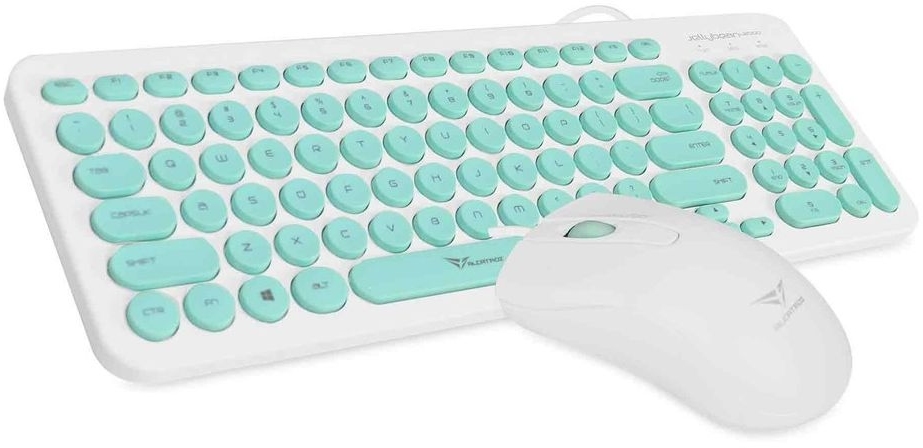 Alcatroz Jellybean U2000 Keyboard and Mouse – White – Mint