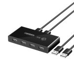UGREEN USB 3.0 4 - Port Switch Box, with 1.5m USB Cables - Image 2