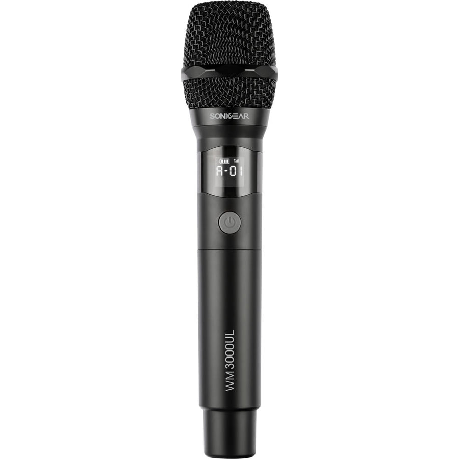 SonicGear WM 3000 UL Professional UHF Wireless Microphone – Platinum