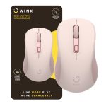 WINX CLICK Easy 1600DPI 2.4GHz Wireless Mouse - Pink - Image 4