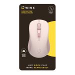 WINX CLICK Easy 1600DPI 2.4GHz Wireless Mouse - Pink - Image 6
