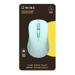 WINX CLICK Easy 1600DPI 2.4GHz Wireless Mouse - Green - Image 5