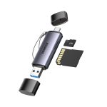 UGREEN CM185 - 50706 2 - in - 1 OTG Card Reader Type - C USB - A - Silver - Image 2