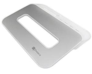 CHoiiX C-HL02-WP, Mini Air-Through, with USB HUB, White + Silver, 10″ notebook cooler