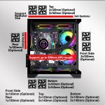 Armaggeddon Aquaron WiBO Micro - ATX Gaming Case - White - Image 9