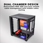 Armaggeddon Aquaron WiBO Micro - ATX Gaming Case - White - Image 8