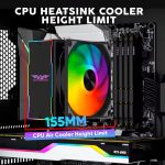 Armaggeddon Aquaron WiBO Micro - ATX Gaming Case - White - Image 6