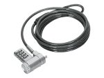 Targus Ultimate Universal Resettable Combination Cable Lock with Slimline Adaptable Lock Head - Image 5
