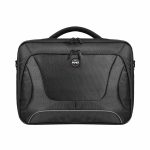 Port Courchevel Black 15.6 Clamshell Bag