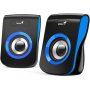 GENIUS SPEAKER, SP - Q160 USB BLUE - USB Plug and Play, Audio input: 3.5mm, Volume Control, 2 x 3w 6W Total