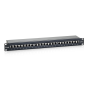 EQUIP PANEL, CAT6E STP 24 - PORT, 1U BLACK