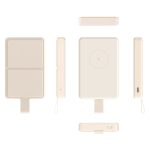 Xiaomi 6000mAh Magnetic Power Bank - Tan - Image 5