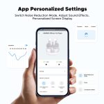 UGreen EchoBuds Magic Wireless (In - Ear Earphones) - White - Image 3