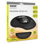 Port Ergonomic Gel Mouse Pad - Black - Image 2
