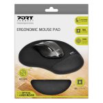 Port Ergonomic Gel Mouse Pad - Black - Image 4