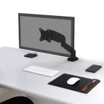 PORT Monitor Arm VESA Single Screen - Black - Image 6