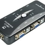 UNIQUE 4 PORT USB2.0 KVM MANUAL SWITCH