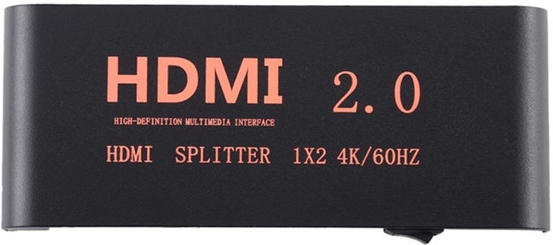 UNIQUE 2PORT 4K HDMI SPLITTER 60HZ METAL