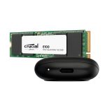 Asus Cobble M.2 SSD Type - C Enclosure and Crucial E100 2TB NVMe Bundle - Black - Image 4