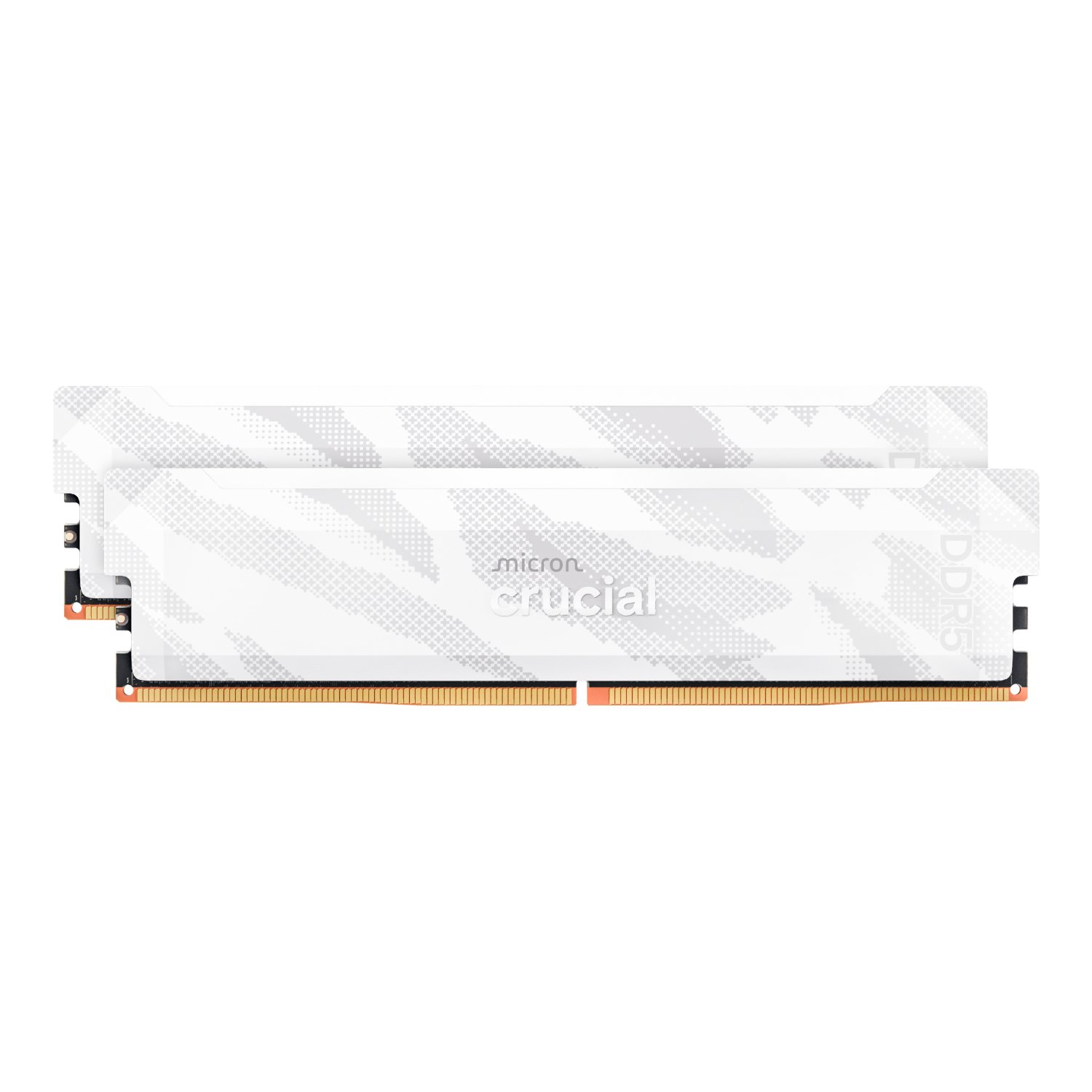 Crucial Pro Overclocking DDR5 – 6400 32GB Desktop Gaming Memory Kit (16GB x 2) – White