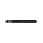 16A PDU 3.0m (2.5mm2) Cable, 19' Rack Mount, 12 Way C13 , Circuit Breaker, IEC 60309 Plug - Image 2