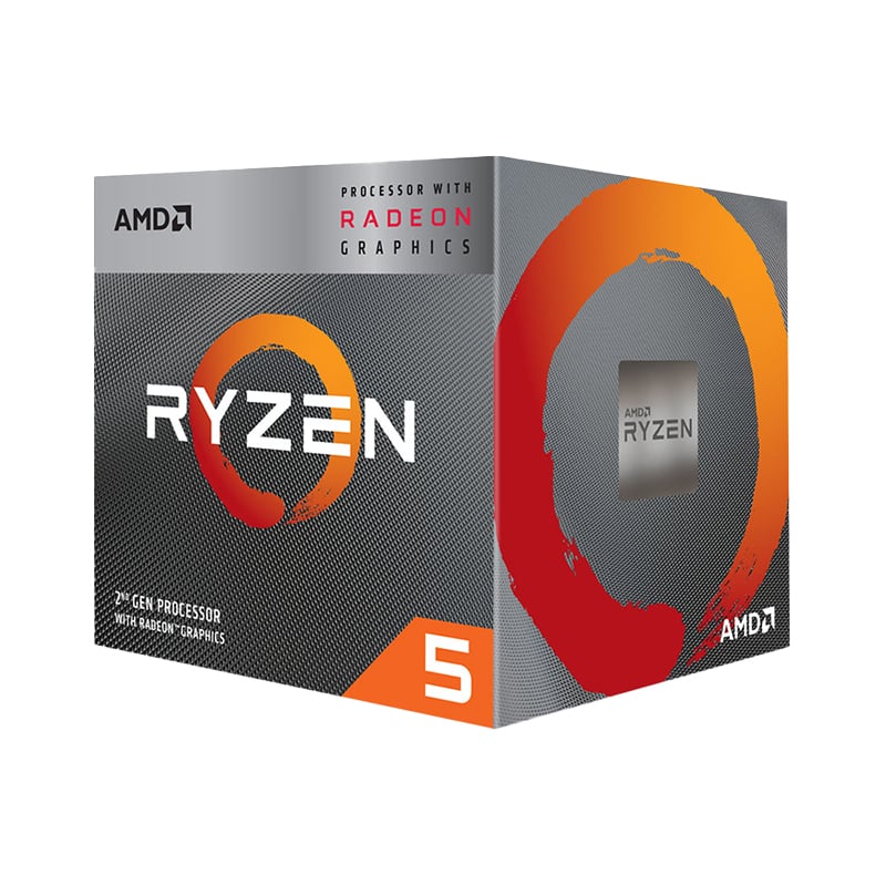 AMD RYZEN 5 3400G 4 – Core 3.7GHz AM4 CPU