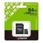Kingston Technology 64GB microSDXC Canvas Select Plus Gen3 A1 Card + Adapter SDCS3/64GB - Image 4