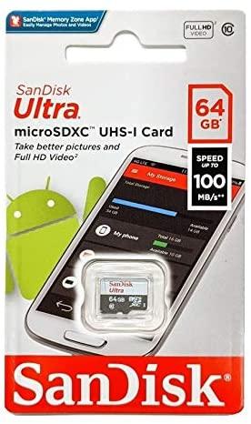 Sandisk Ultra 64GB Class 10 MicroSDXC Card