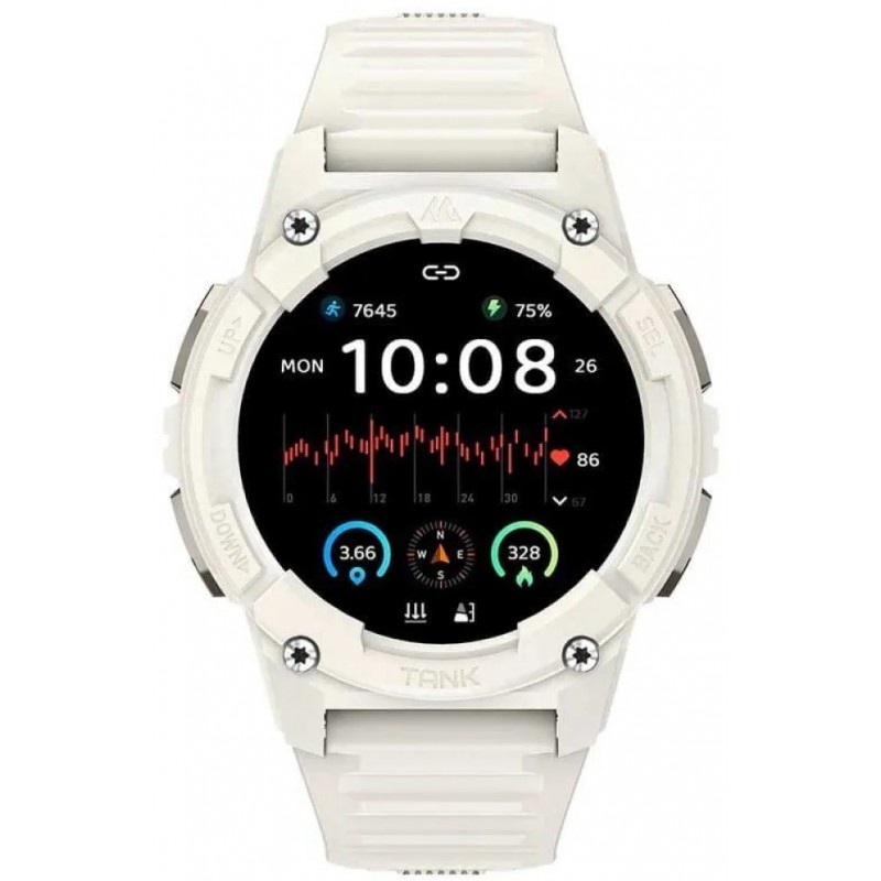 Kospet Tank S2 Ultra 1.32 Inch Amoled White Smartwatch