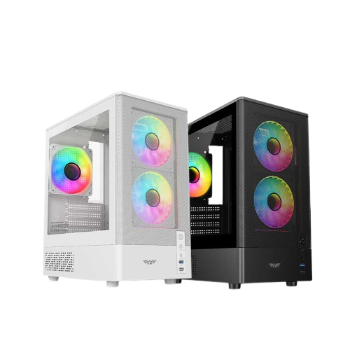 Armaggeddon DeepFreeze Duplex 2 Chroma MicroATX Gaming Case – Black