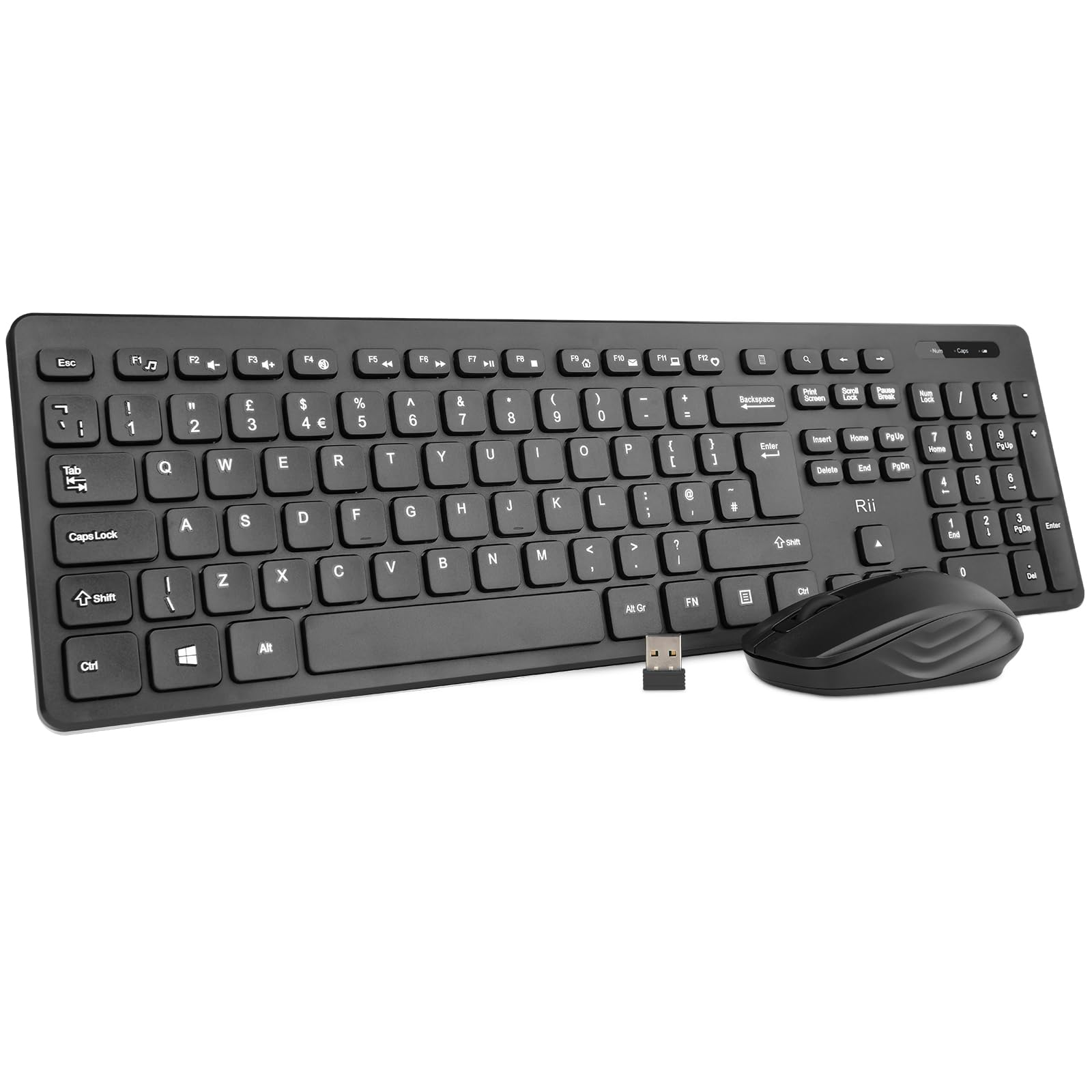 RII 2.4G WIRELESS KEYBOARD AND MOUSE COMBO
