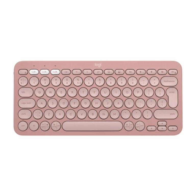 Logitech Pebble Keys 2 K380s Rose Bluetooth Keyboard