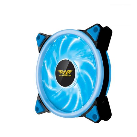 Armaggeddon Azure Dual Saber 120mm PC Case Fan – Blue LED