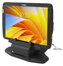 Zebra – ET4X One Slot Charge Only Cradle for 10” ET40; ET45; ET40HC; ET45HC (Accommodates 8in tablet; 10in tablet; Exoskeleton; P
