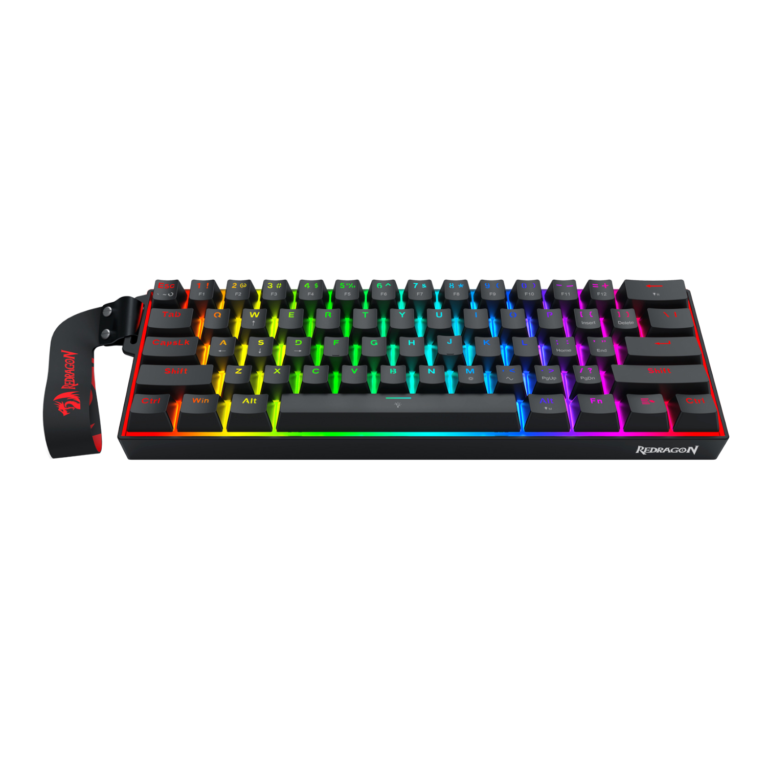 Redragon FIZZ Magnetic Plus 60 RGB Gaming Keyboard – Black