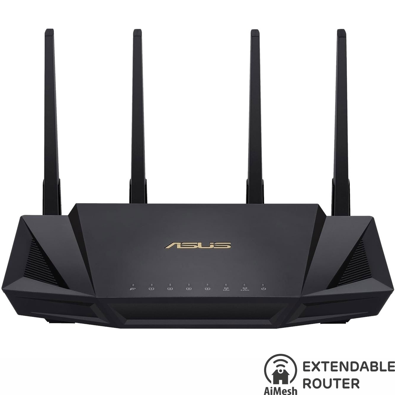 ASUS Pro AX3000 Dual – Band Wi – Fi 6 AiMesh Router – Black